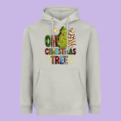 Heavyweight Hoodie Oh Christmas tree Christmas cake