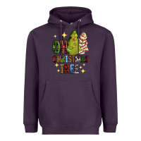 Plum Oh Christmas tree Christmas cake Heavyweight Hoodie - RanaPortraitStore