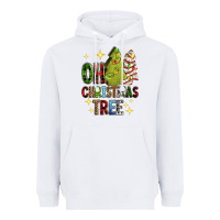 White Oh Christmas tree Christmas cake Heavyweight Hoodie - RanaPortraitStore