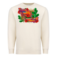 Sandshell mexico map Premium Sweatshirt - Zillion Design Studio