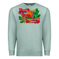 Seafoam mexico map Premium Sweatshirt - Zillion Design Studio