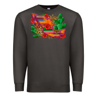 Smoke mexico map Premium Sweatshirt - Zillion Design Studio