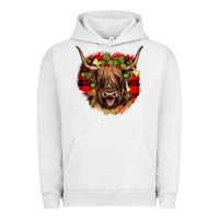 Pigment Lunar Rock highland cow  christmas Urban Hoodie - JahusDesignShop