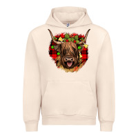 Sandshell highland cow  christmas Urban Hoodie - JahusDesignShop