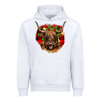 White highland cow  christmas Urban Hoodie - JahusDesignShop