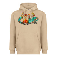 Mushroom born to camp Heavyweight Hoodie - texasbilliewilder