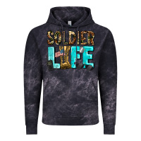 Cloud Black soldier  life Vintage Hoodie - AdoDesignShop
