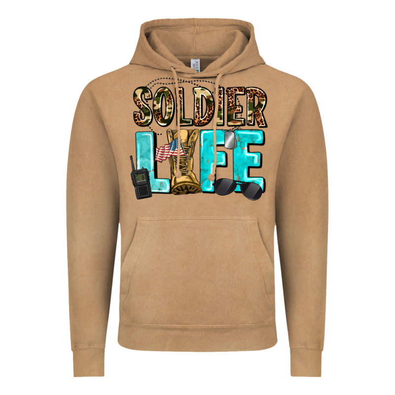 Soldier  Life Vintage Hoodie by AdoDesignShop | Teevron