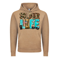 Vintage Coffee soldier  life Vintage Hoodie - AdoDesignShop