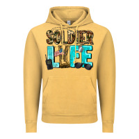 Vintage Mustard soldier  life Vintage Hoodie - AdoDesignShop