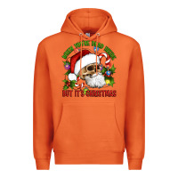 Carrot When You're Dead Inside But It's Christmas Hippie Skeleton Santa Premium Hoodie - Artiststas