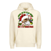 Sandshell When You're Dead Inside But It's Christmas Hippie Skeleton Santa Premium Hoodie - Artiststas