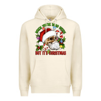 Tofu When You're Dead Inside But It's Christmas Hippie Skeleton Santa Premium Hoodie - Artiststas