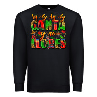 Black ay ay ay ay canta y no llores Premium Sweatshirt - Zillion Design Studio
