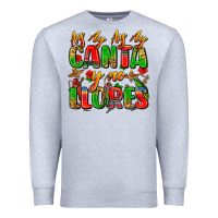 Heather Grey ay ay ay ay canta y no llores Premium Sweatshirt - Zillion Design Studio