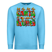 Ocean Blue ay ay ay ay canta y no llores Premium Sweatshirt - Zillion Design Studio