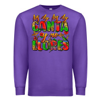 Purple ay ay ay ay canta y no llores Premium Sweatshirt - Zillion Design Studio