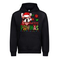 Black merry pawmas christmas french bulldog Urban Hoodie - Jasminsmagicworld
