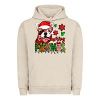 Pigment French Oak merry pawmas christmas french bulldog Urban Hoodie - Jasminsmagicworld