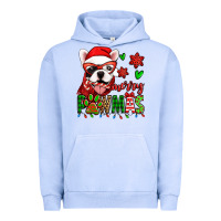 Pigment Grape Ice merry pawmas christmas french bulldog Urban Hoodie - Jasminsmagicworld
