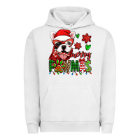 Pigment Lunar Rock merry pawmas christmas french bulldog Urban Hoodie - Jasminsmagicworld