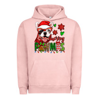 Pigment Salmon merry pawmas christmas french bulldog Urban Hoodie - Jasminsmagicworld