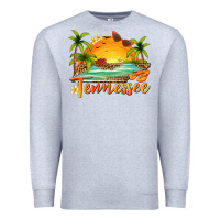 Heather Grey tennessee summer billie wilder Premium Sweatshirt - texasbilliewilder