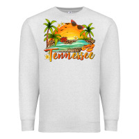Oatmeal Heather tennessee summer billie wilder Premium Sweatshirt - texasbilliewilder