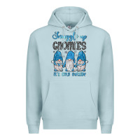 Snuggle Up Gnomies It's Cold Outside Premium Hoodie | Teevron
