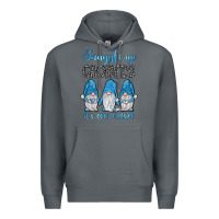 Rock snuggle up gnomies it's cold outside Premium Hoodie - JahusDesignShop
