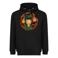 Black Xmas Lantern Christmas Heavyweight Hoodie - RanaPortraitStore