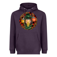 Plum Xmas Lantern Christmas Heavyweight Hoodie - RanaPortraitStore