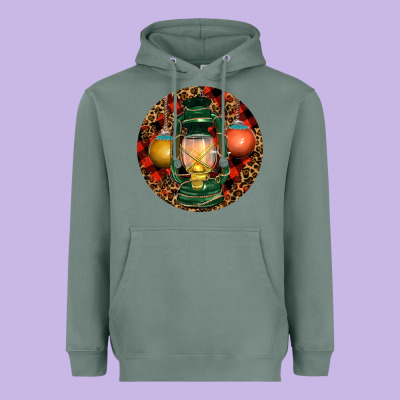 Heavyweight Hoodie Xmas Lantern Christmas
