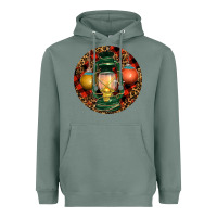 Sage Xmas Lantern Christmas Heavyweight Hoodie - RanaPortraitStore