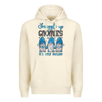 Sandshell snuggle up gnomies it's cold outside Premium Hoodie - JahusDesignShop