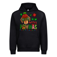 Black merry pawmas christmas dachshund Urban Hoodie - Jasminsmagicworld