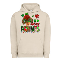 Pigment French Oak merry pawmas christmas dachshund Urban Hoodie - Jasminsmagicworld