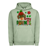 Merry Pawmas Christmas Dachshund Urban Hoodie | Teevron