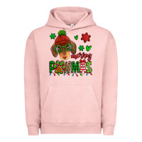 Pigment Salmon merry pawmas christmas dachshund Urban Hoodie - Jasminsmagicworld