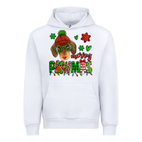 White merry pawmas christmas dachshund Urban Hoodie - Jasminsmagicworld