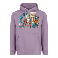 Lavender but first coffee Heavyweight Hoodie - texasbilliewilder