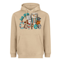 Mushroom but first coffee Heavyweight Hoodie - texasbilliewilder