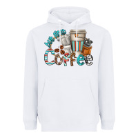 White but first coffee Heavyweight Hoodie - texasbilliewilder