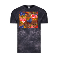 Cloud Black america heart Vintage Tee - Artiststas