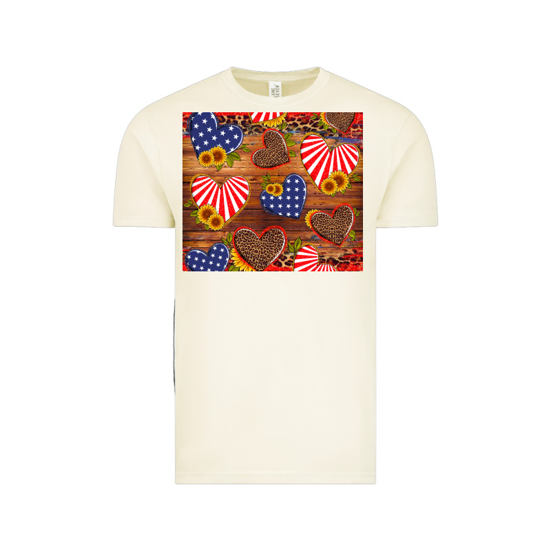 America Heart Vintage Tee by Artiststas | Teevron
