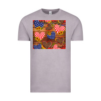 Vintage Zinc america heart Vintage Tee - Artiststas