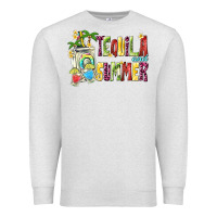Oatmeal Heather tequila and summer Premium Sweatshirt - texasbilliewilder