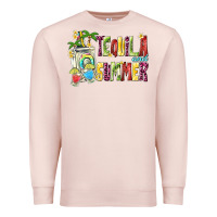 Pale Pink tequila and summer Premium Sweatshirt - texasbilliewilder
