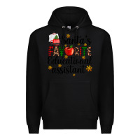 Black santa's favorite educational assistant Premium Hoodie - AdoDesignShop