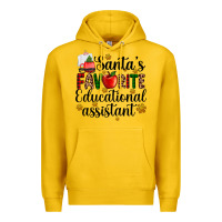 Lemon santa's favorite educational assistant Premium Hoodie - AdoDesignShop